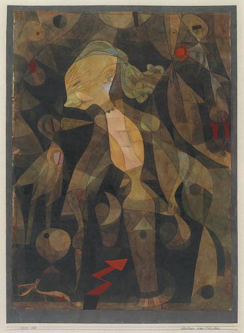 A Young Lady's Adventure 1922 by Paul Klee 1879-1940